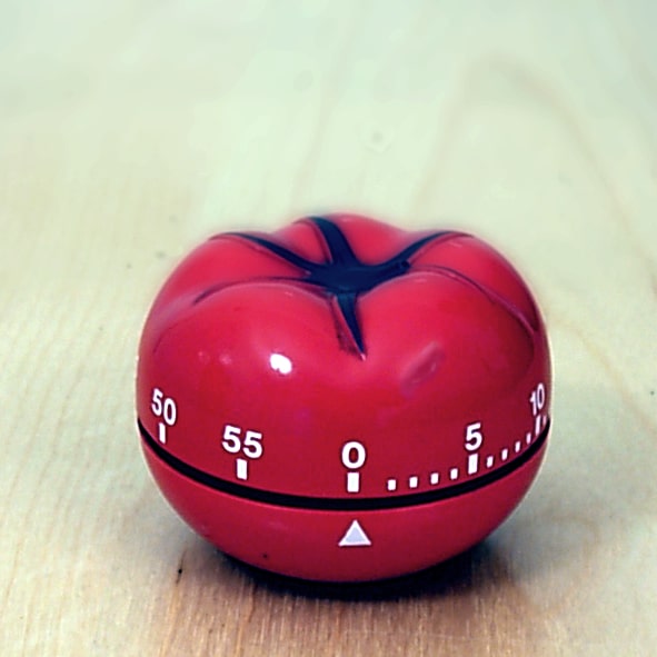 Grafik der Zeitmanagement-Methode Pomodoro